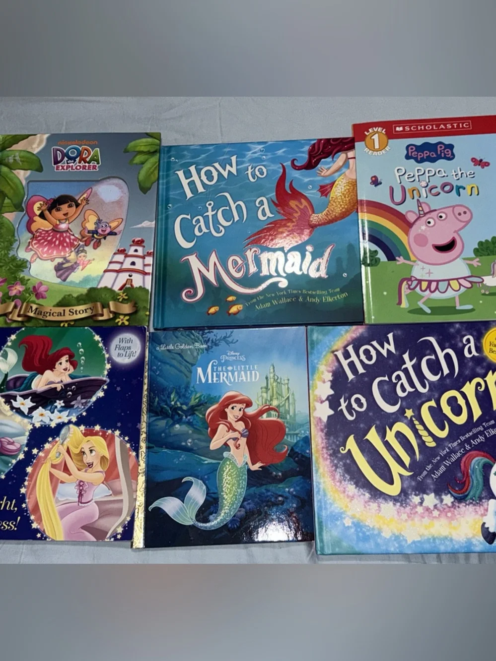 Lot of 11 Children’s Books - India Adventure, Disney Princess, How to Catch Seri